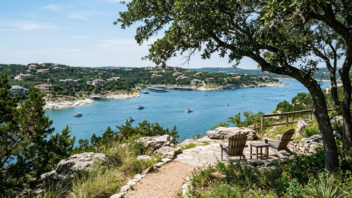 Natural Canyon Lake weekend lifestyle scene. Used for relocation posts.