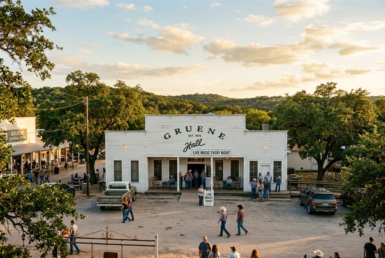 Gruene Hall, oldest dance hall in Texas